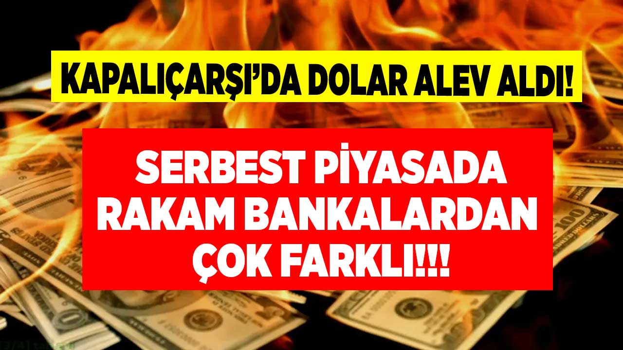 Kapal Ar Da Dolar Kuru Alev Ald Serbest Piyasa Kur Farkl Bak N