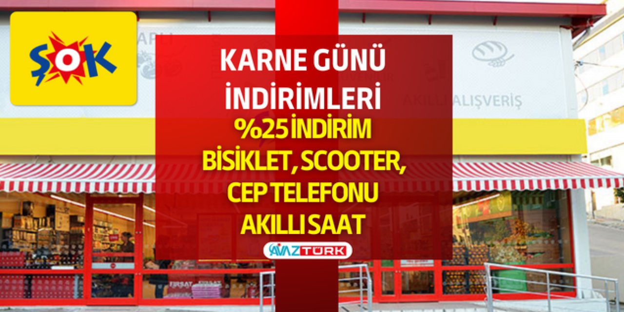 ŞOK tan öğrencilere Karne Hediyesi Bisiklet Scooter 3 459 TL Cep