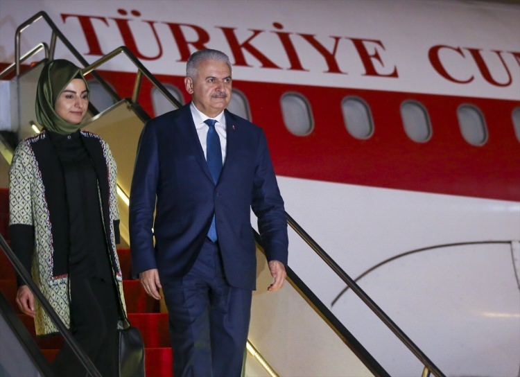 Başbakan Yıldırım'a görkemli karşılama 12