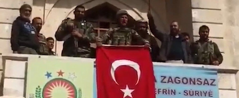Afrin merkezinden ilk fotoğraflar geldi! 1