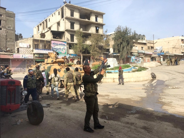 Afrin merkezinden ilk fotoğraflar geldi! 10