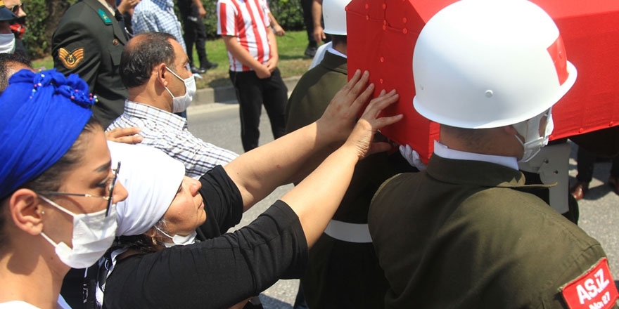 Mersin şehidi Caner Mayendağı Samsun'da son yolculuğuna uğurlandı 2