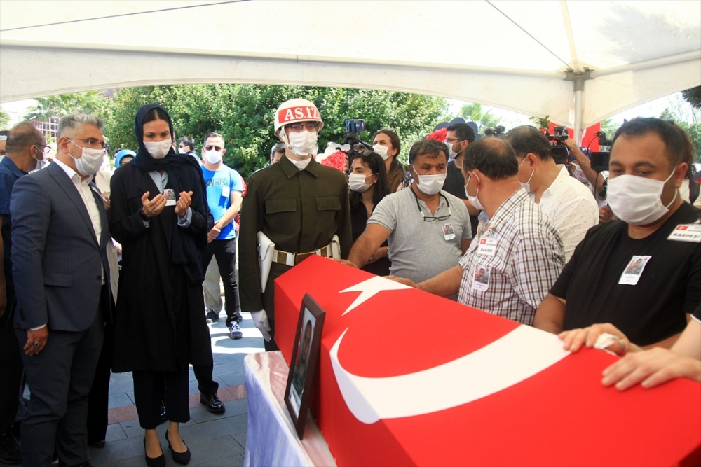 Mersin şehidi Caner Mayendağı Samsun'da son yolculuğuna uğurlandı 9