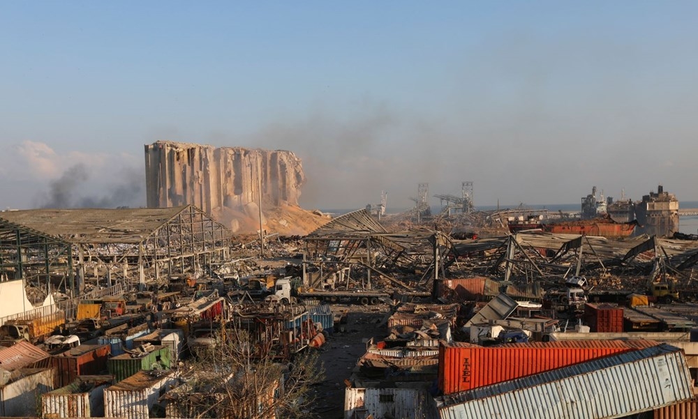 Patlamadan geriye bir şehrin enkazı kaldı! İşte kare kare Beyrut 17