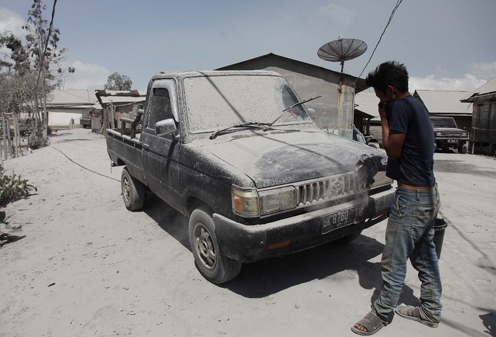 Endonezya'da Sinabung Yanardağı'nda hareketlilik 11