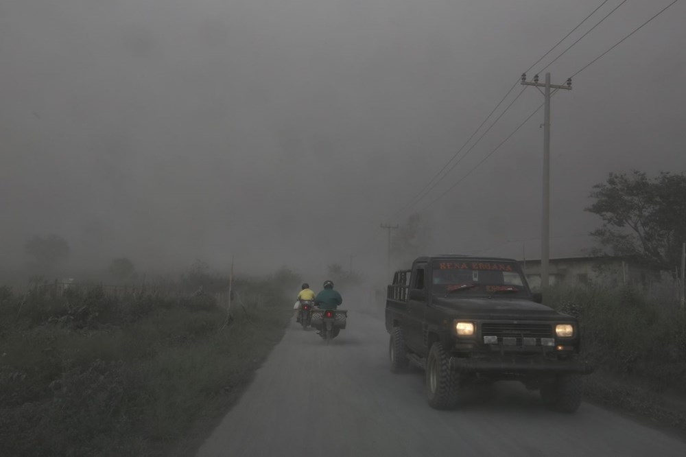 Endonezya'da Sinabung Yanardağı'nda hareketlilik 5