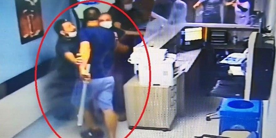 Hastanede güvenlik görevlisi ve doktora saldırı