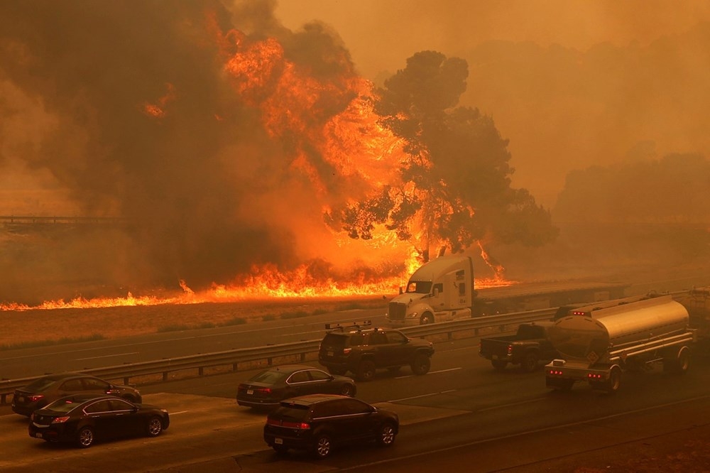 California'da 8 bin kilometrekare alan yandı, rekor kırıldı 1