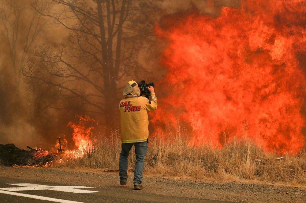 California'da 8 bin kilometrekare alan yandı, rekor kırıldı 10
