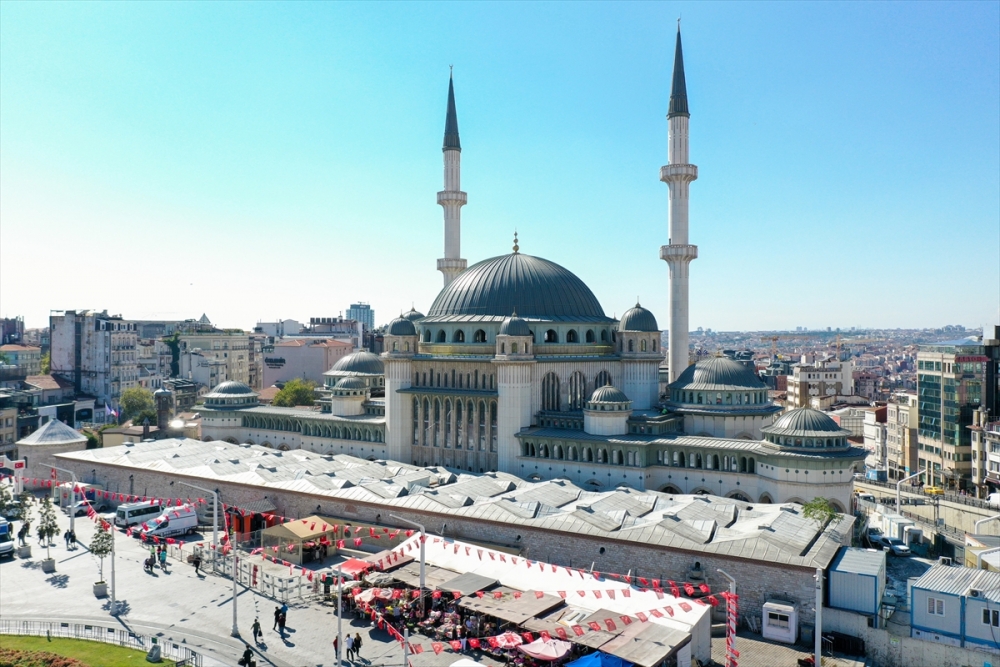 Taksim'e yapılan camide sona yaklaşıldı! Yüzde 80'i tamamlandı 1