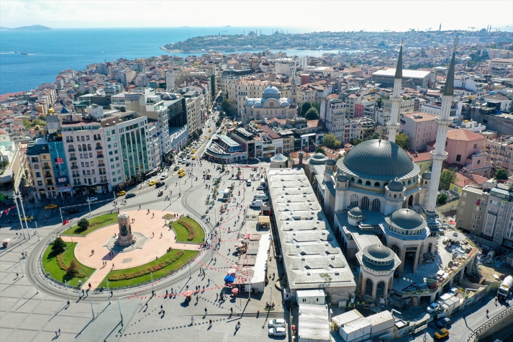 Taksim'e yapılan camide sona yaklaşıldı! Yüzde 80'i tamamlandı 5