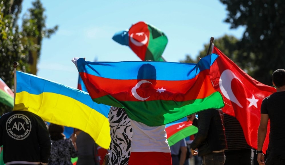 Beyaz Saray önünde Azerbaycan'a destek mitingi! 7