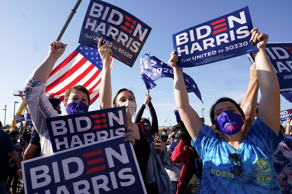 ABD'de halk seçimin galibi Biden'ın zaferini kutladı 4