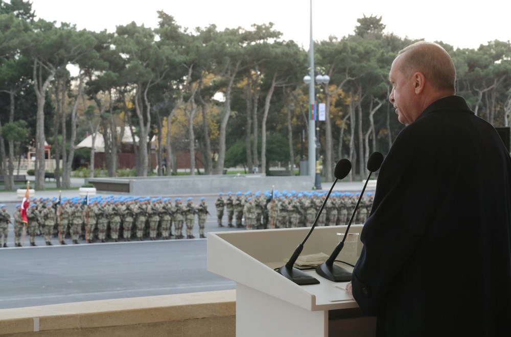 Bakü'de Karabağ zaferi kutlaması 6