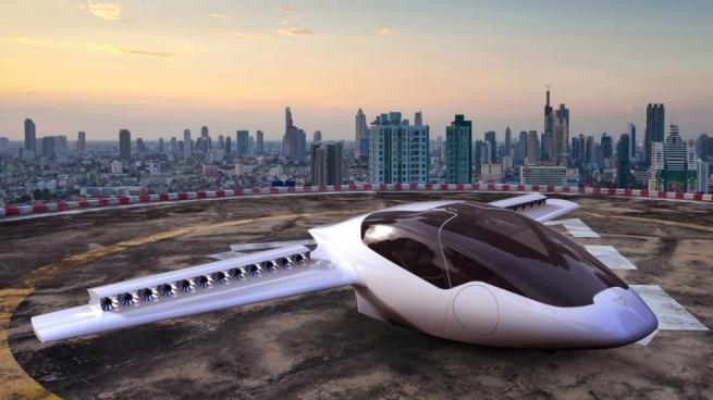 Helikopter gibi kalkış yapabilen elektrikli uçak 1
