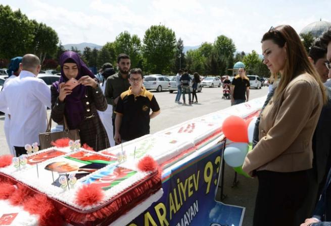Aliyev için 93 metrelik pasta 10