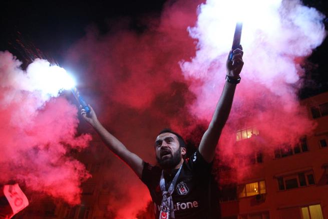 Beşiktaş şampiyonluğu böyle kutladı 12