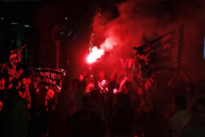 Beşiktaş şampiyonluğu böyle kutladı 4