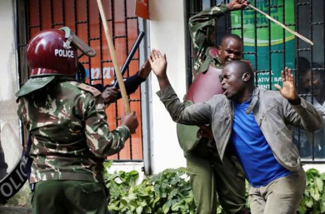 Kenya polisinden sert müdahale 3