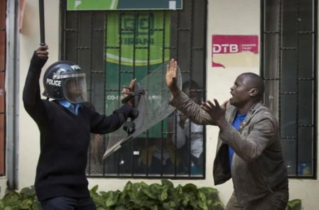 Kenya polisinden sert müdahale 4