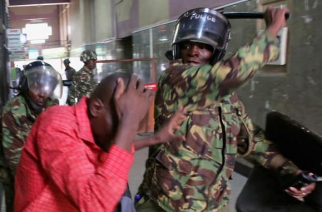 Kenya polisinden sert müdahale 5