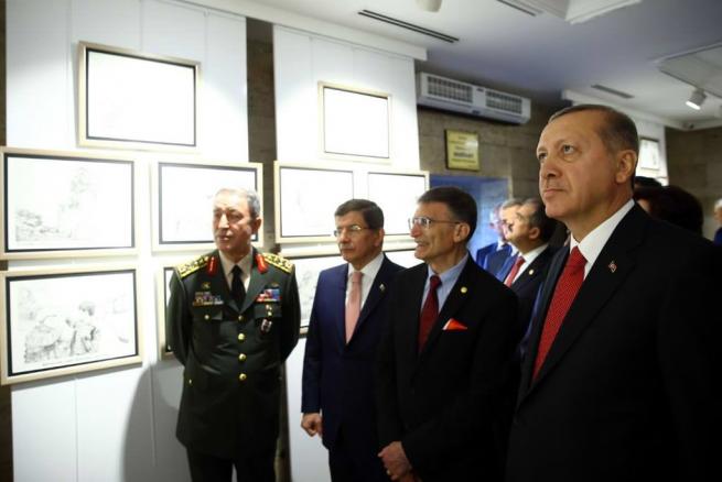 Erdoğan ve Davutoğlu Anıtkabir'de Nobel Ödülü Takdim Töreni'nde 10