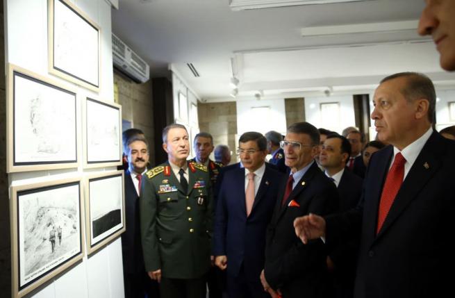 Erdoğan ve Davutoğlu Anıtkabir'de Nobel Ödülü Takdim Töreni'nde 9