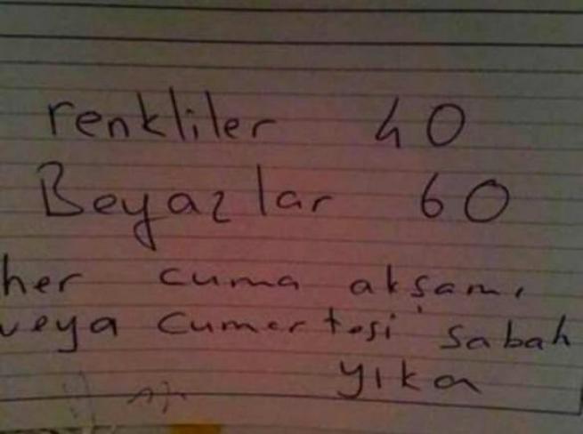 Anne babaların çocuklarına bıraktıkları eğlenceli mesajlar 36