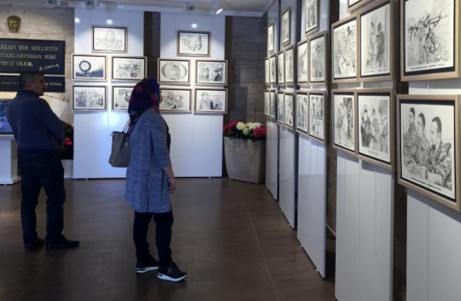 Mehmetçiğin Gözüyle Mehmetçik sergisi 2