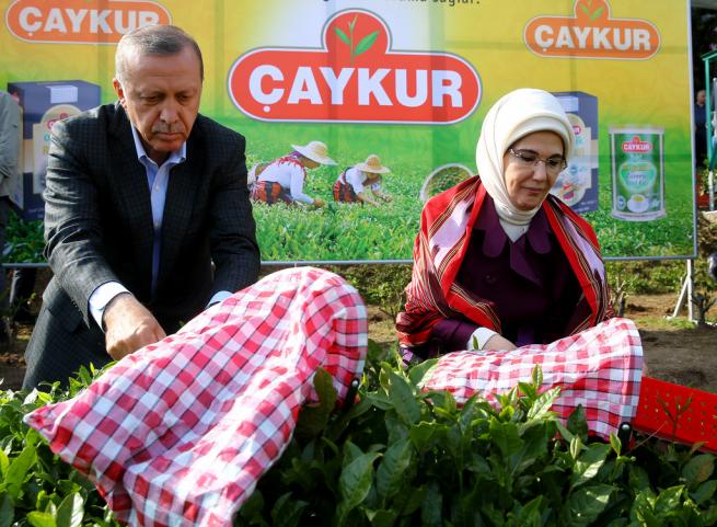 Cumhurbaşkanı Erdoğan Çay Bahçesine Girdi, Çay Kesti 10