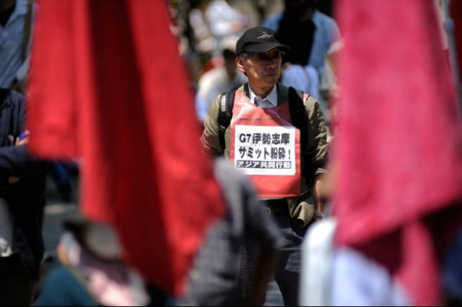 G7 Liderler Zirvesi protesto edildi 15