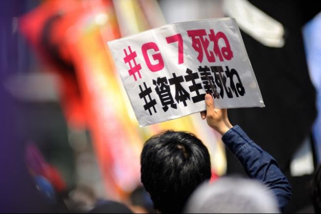 G7 Liderler Zirvesi protesto edildi 3
