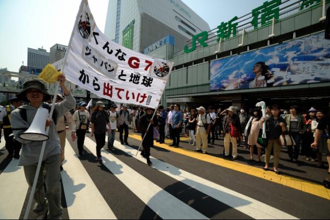 G7 Liderler Zirvesi protesto edildi 5
