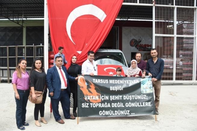 Tarsus'tan askere büyük güç desteği 9