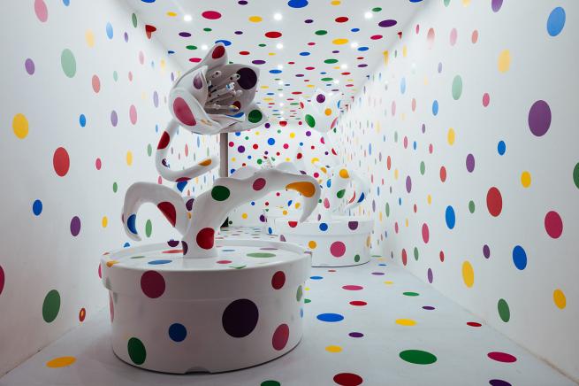 Japon sanatçı Yayoi Kusama'nın sergisi 9