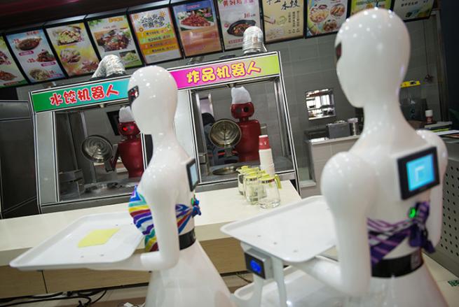 Çin'de Robot Restoran 5