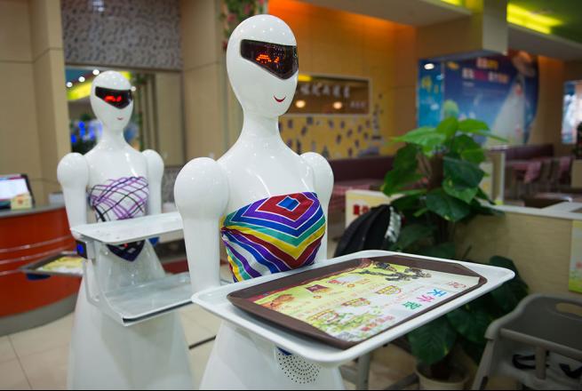 Çin'de Robot Restoran 9