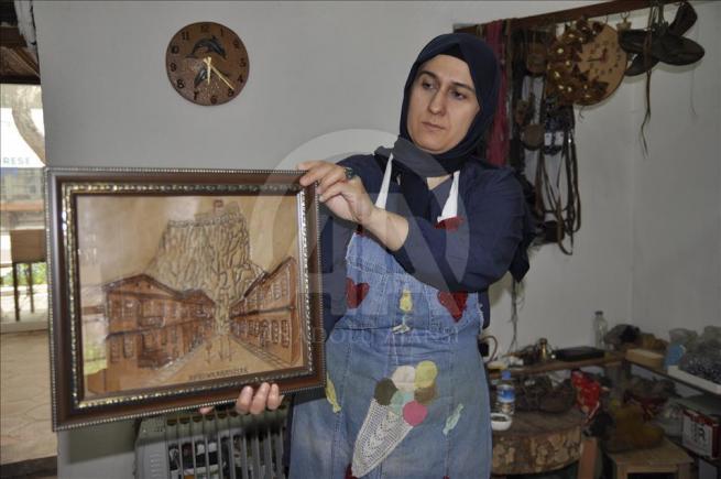 Deriden sanat eserleri yapıyorlar 4