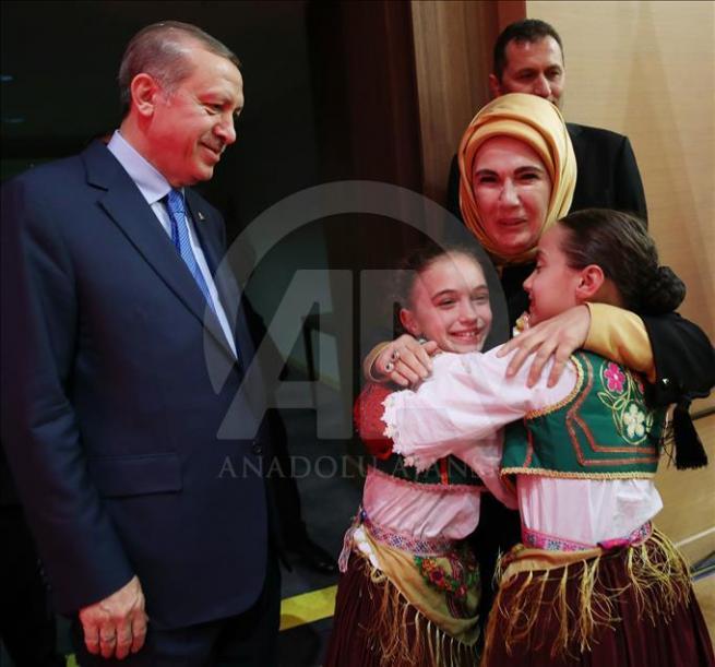 Cumhurbaşkanı Erdoğan dünya çocuklarıyla buluştu 11