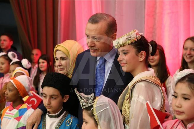 Cumhurbaşkanı Erdoğan dünya çocuklarıyla buluştu 4