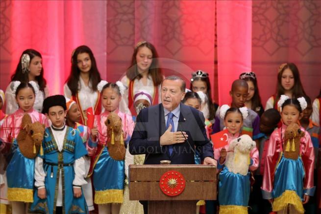 Cumhurbaşkanı Erdoğan dünya çocuklarıyla buluştu 6