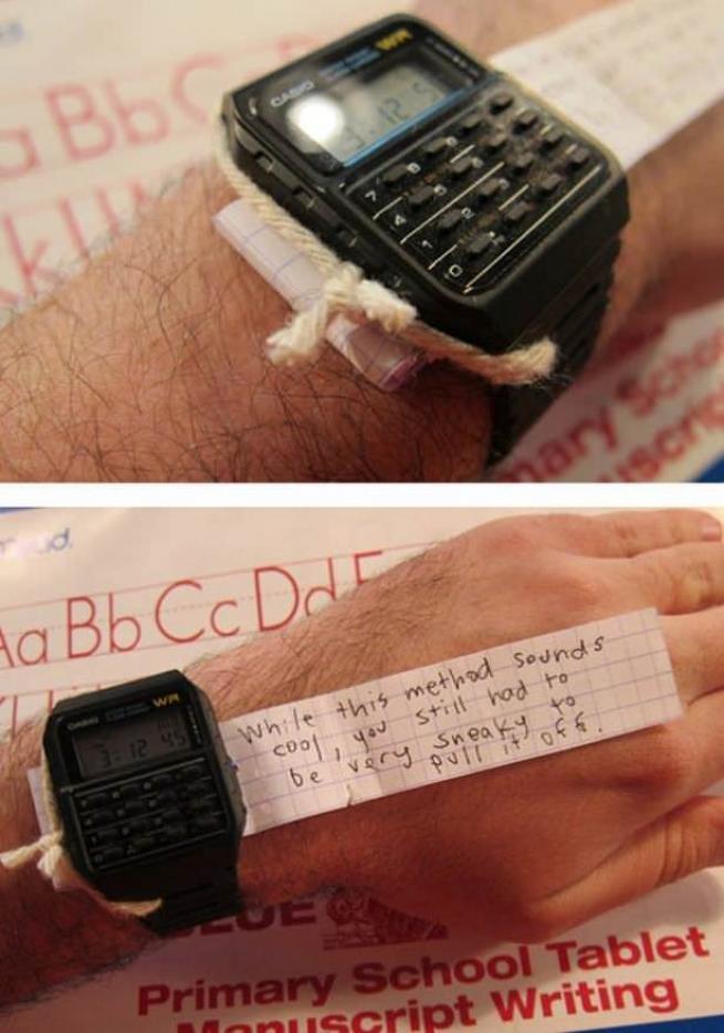 Öğrencilerin kopya ile imtihan'ı 6