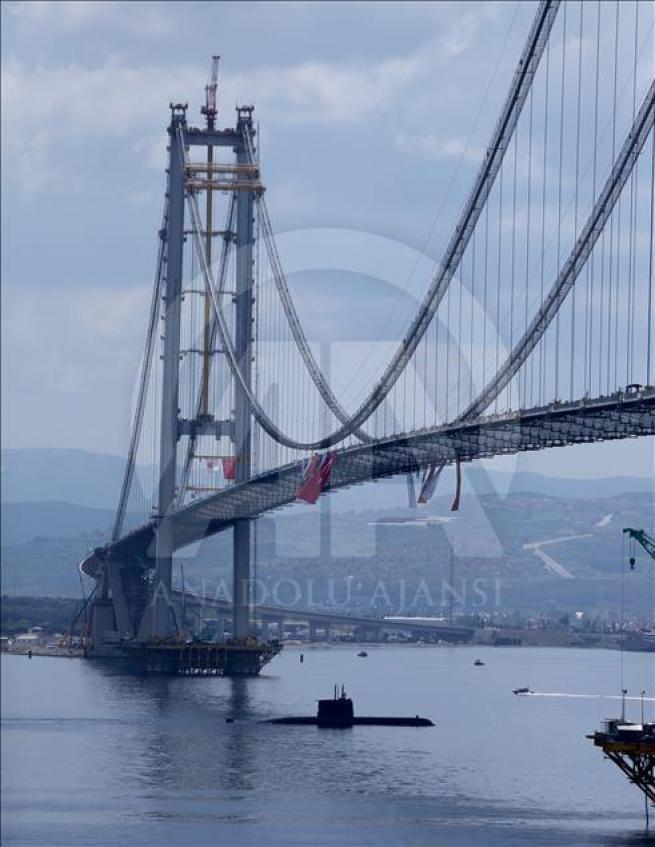 İzmit Körfez Geçişi Asma Köprüsü'nde sona doğru 1
