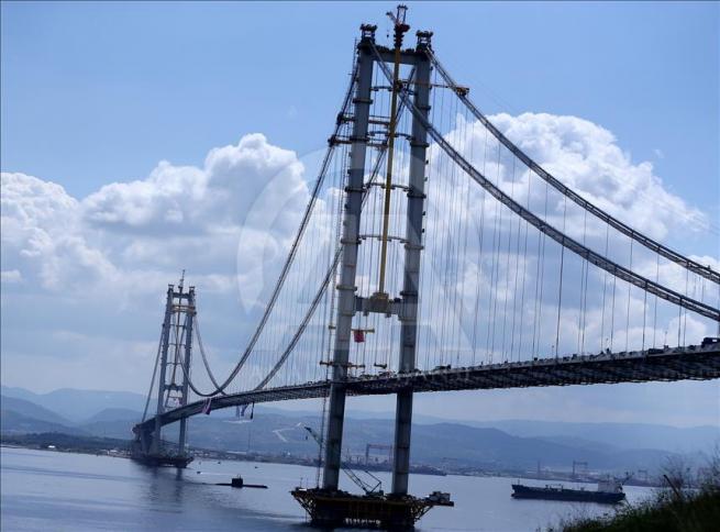İzmit Körfez Geçişi Asma Köprüsü'nde sona doğru 3