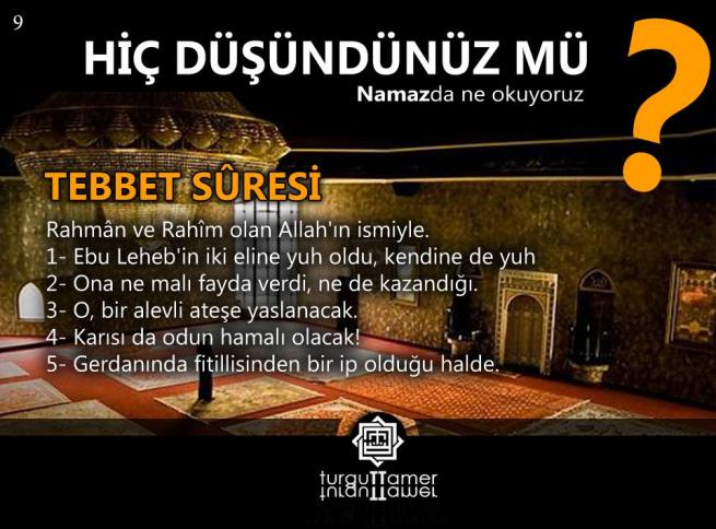 Namazda ne okuyoruz 10
