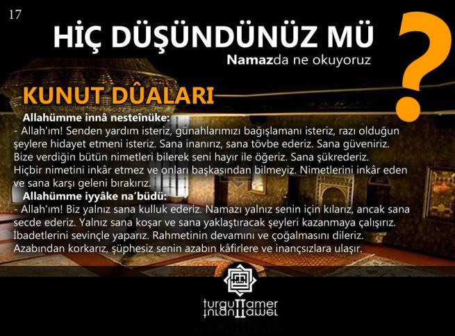 Namazda ne okuyoruz 2