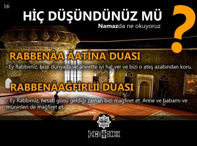 Namazda ne okuyoruz 3