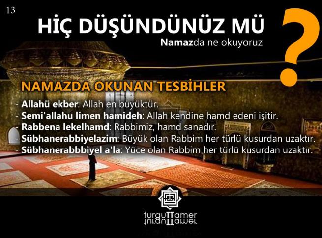 Namazda ne okuyoruz 6