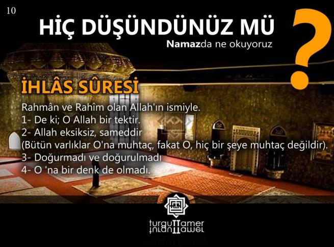 Namazda ne okuyoruz 9