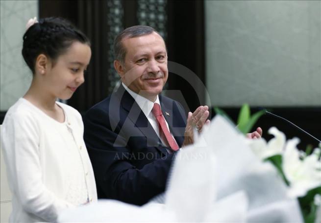 Cumhurbaşkanı Erdoğan, Bakan Avcı ve öğrencileri kabul etti 9